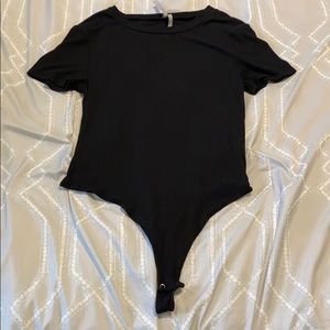 Black T-shirt, bodysuit!